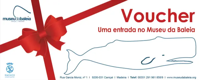 Voucher na loja online Alamar Store Museu da baleia, no Caniçal, Ilha da Madeira